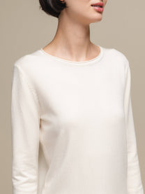 Maglione girocollo in maglia leggera da donna