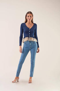 Jeans Regular Fit in Denim Chiaro