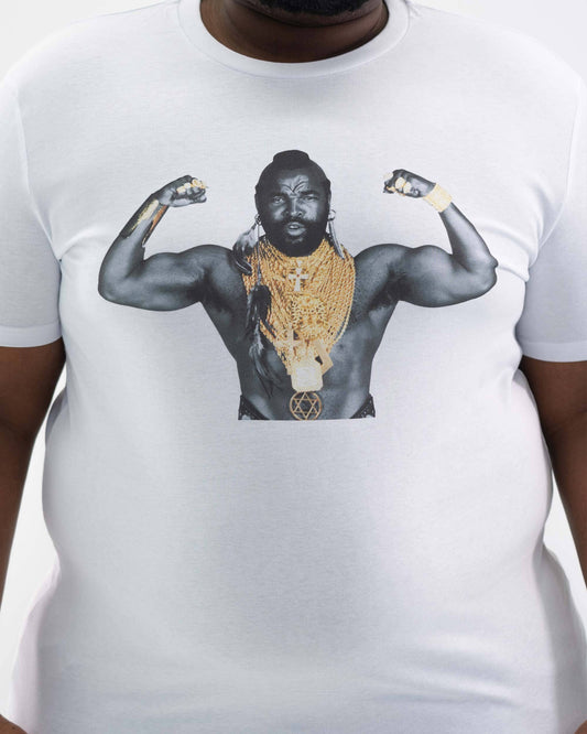 T-shirt Mister con stampa fotografica anni '80