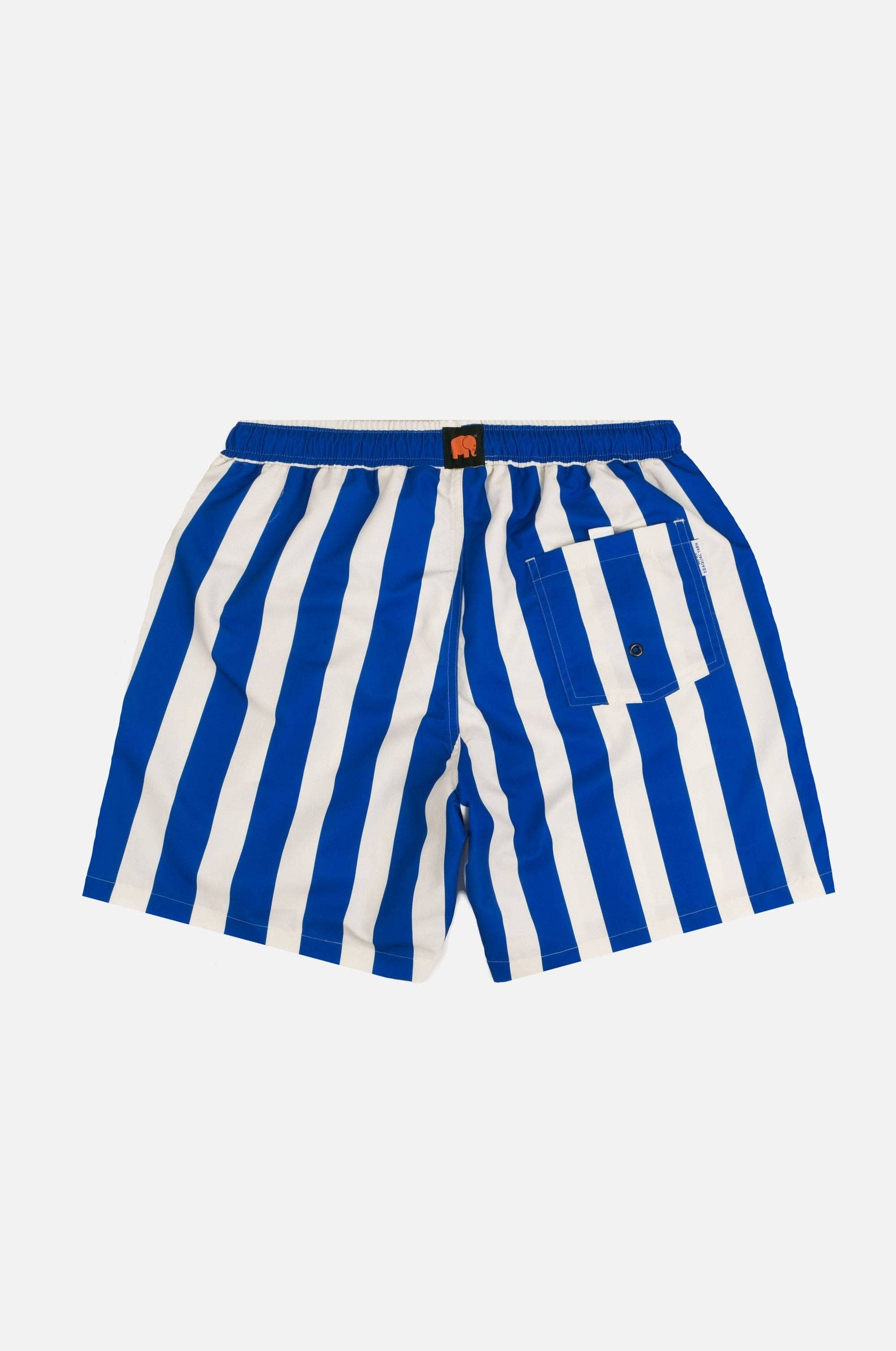 Costume da bagno Beach Club in SEAQUAL® Yarn a righe blu reale
