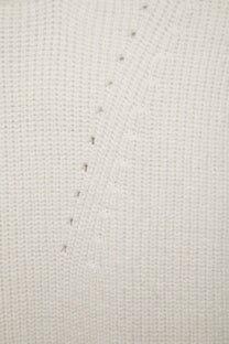 Maglione a maglia strutturata