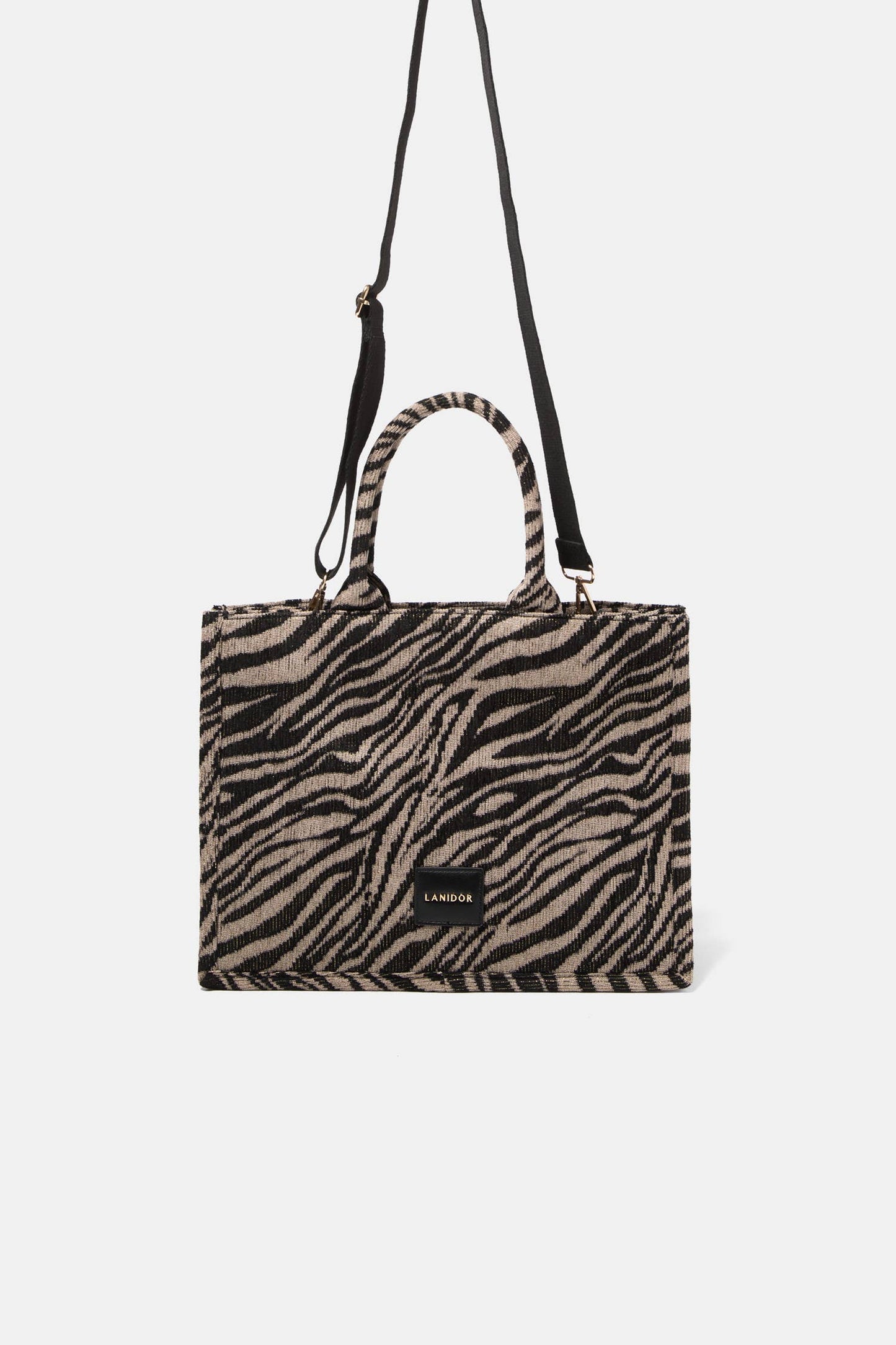 Borsa Tote Zebrata con Tracolla