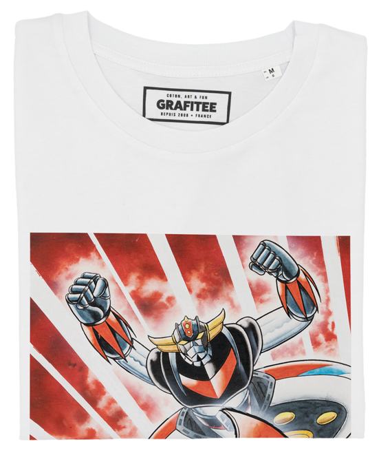T-shirt unisex con stampa Actarus e Goldrake