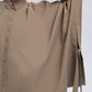 Camicia oversize con nastro laterale