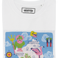 T-shirt Sardegna con stampa mappa
