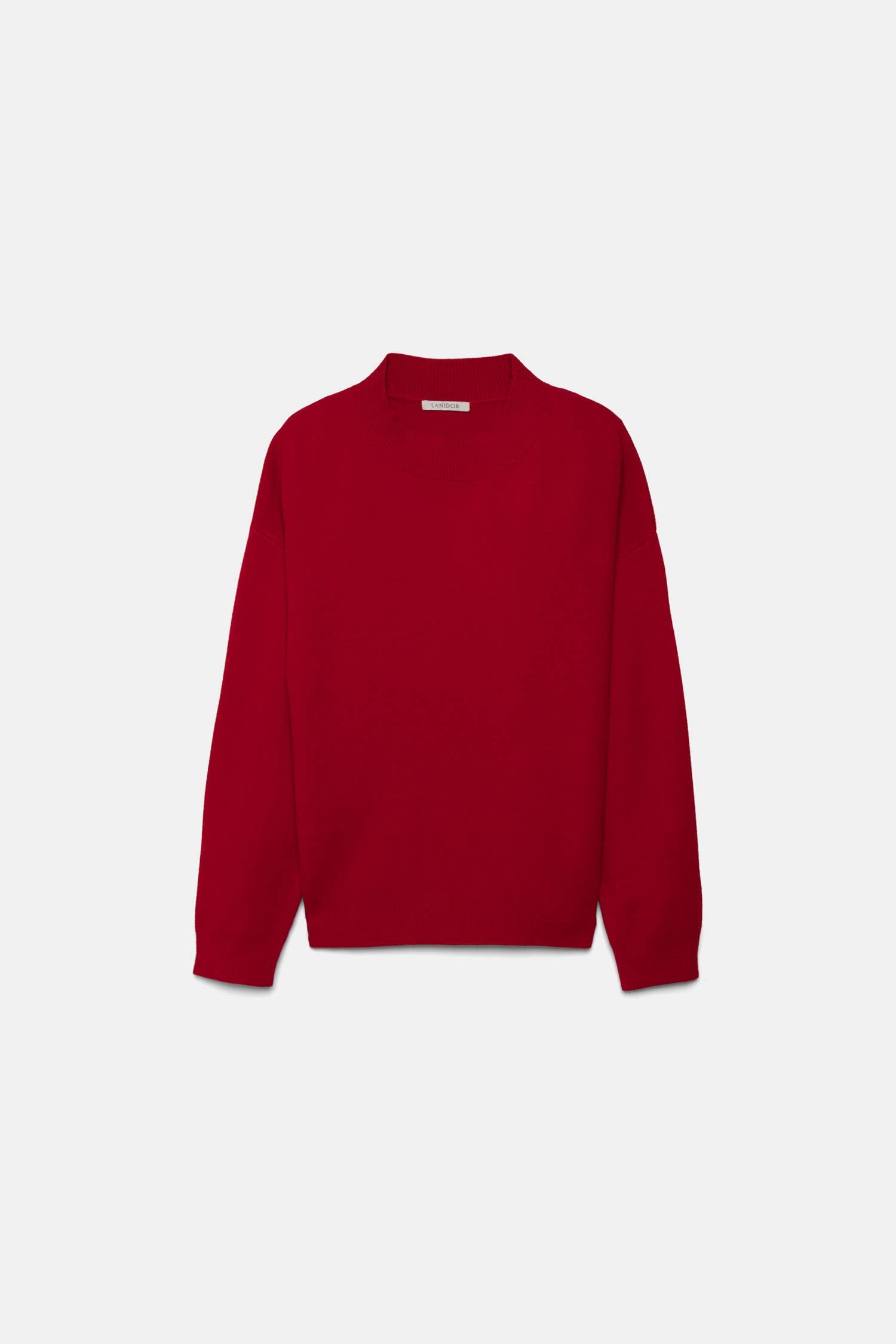 Maglione in maglia a girocollo a costine