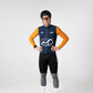 Scaldamuscoli da ciclismo blu