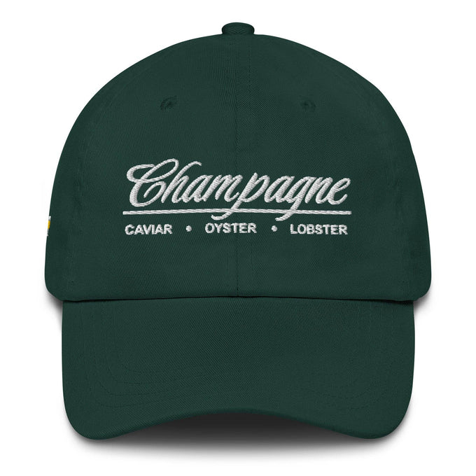 Cappellino da baseball Champagne con ricamo