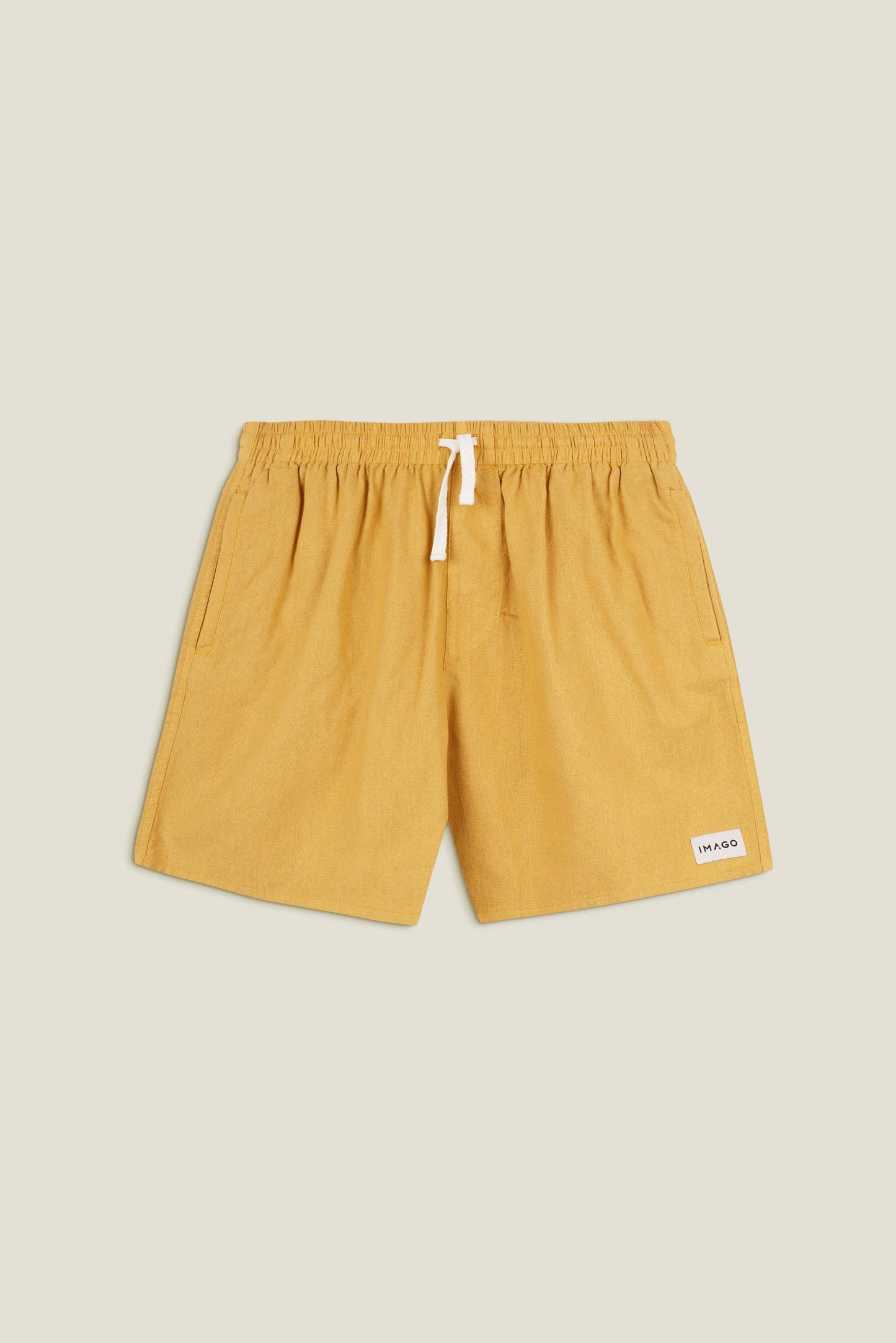 Short in lino oro unisex