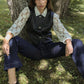 Gilet in similpelle nero Hulysse