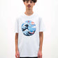 T-shirt grafica Ponyo Wave anime giapponese