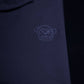 Polo unisex in cotone piqué navy con logo ricamato
