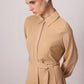 Abito chemisier lungo in Tencel con cintura