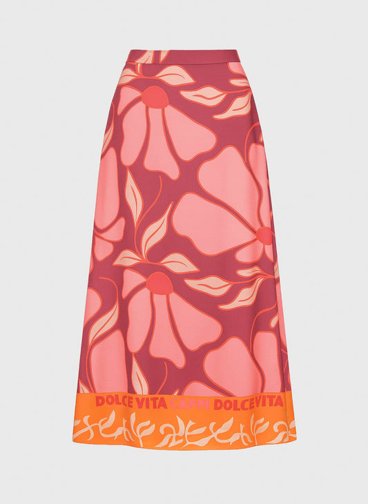 Gonna midi floreale Bangor