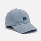 Cappellino dad hat azzurro cielo con logo elefante ricamato