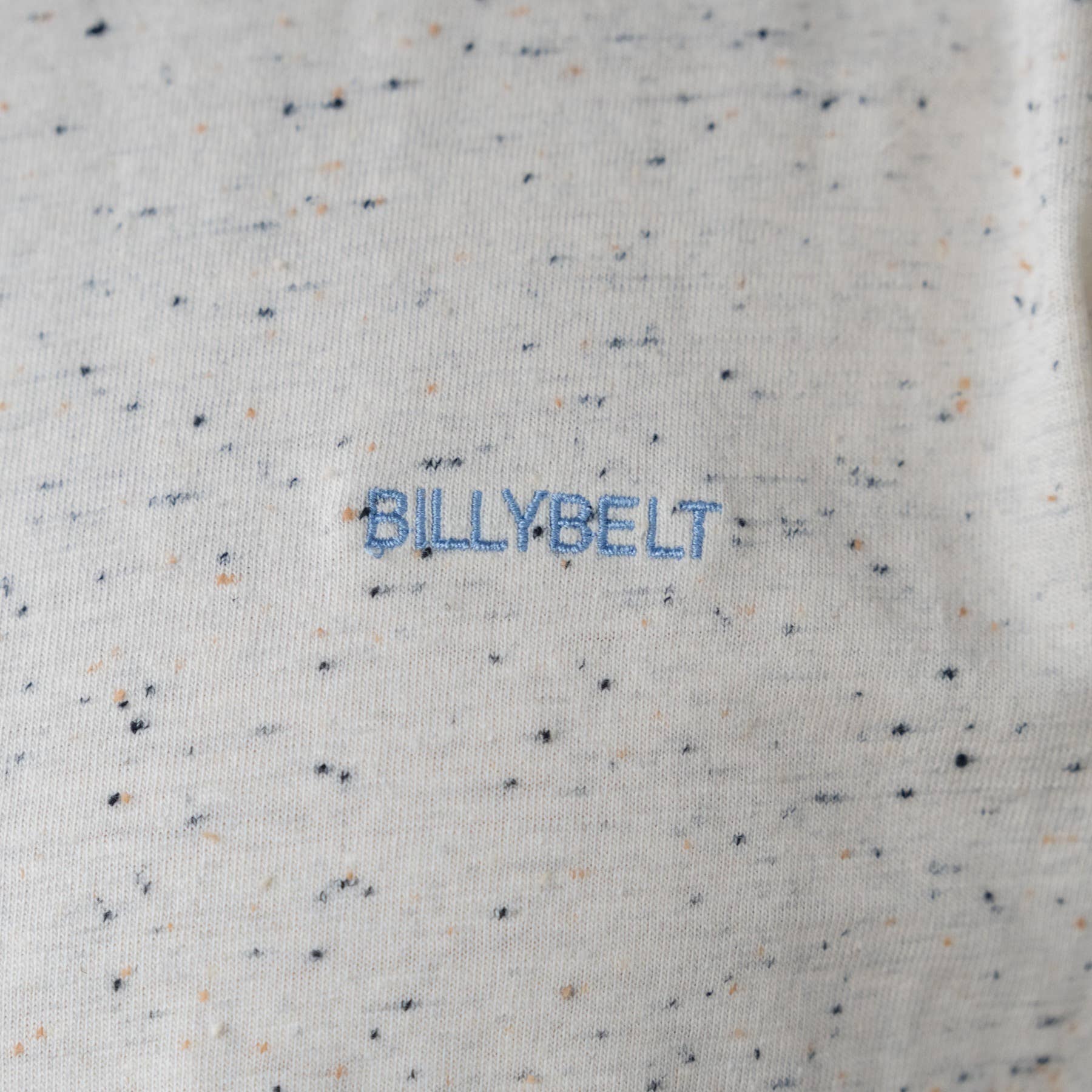 T-shirt autentica in cotone biologico beige mélange