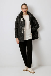 Cappotto trapuntato oversize