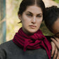 Sciarpa triangolare in misto cashmere