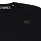 T-shirt Love Connection nera in cotone biologico