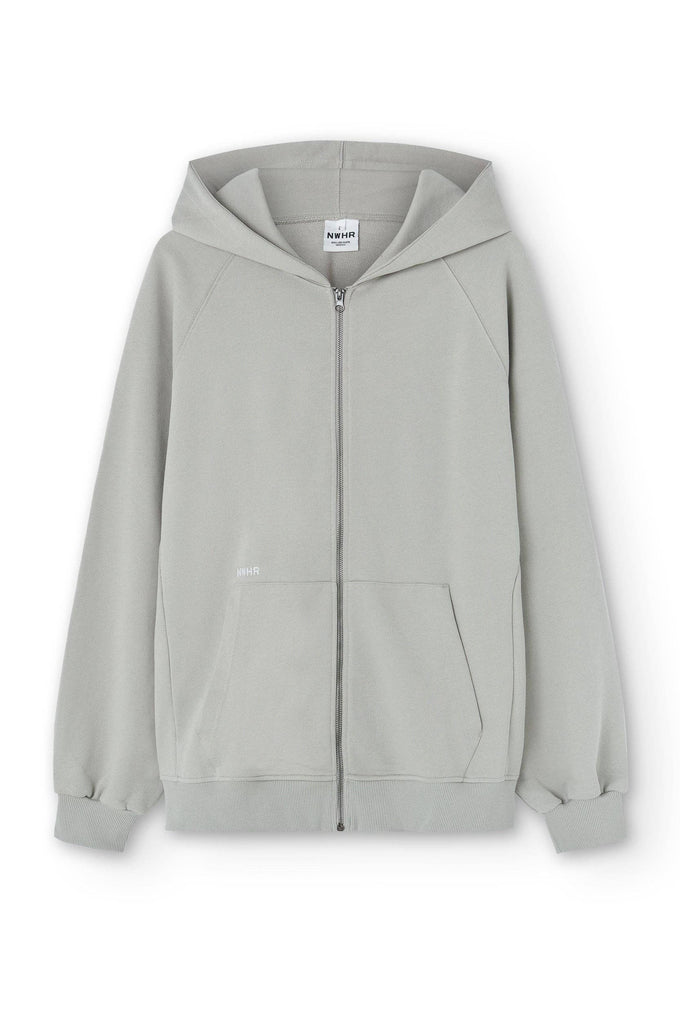 Felpa oversize con zip El Ojo in cotone biologico