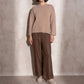 Maglia in maglia boxy con bottoni laterali