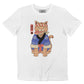 T-shirt Sushi Meowster con gatto maestro di sushi