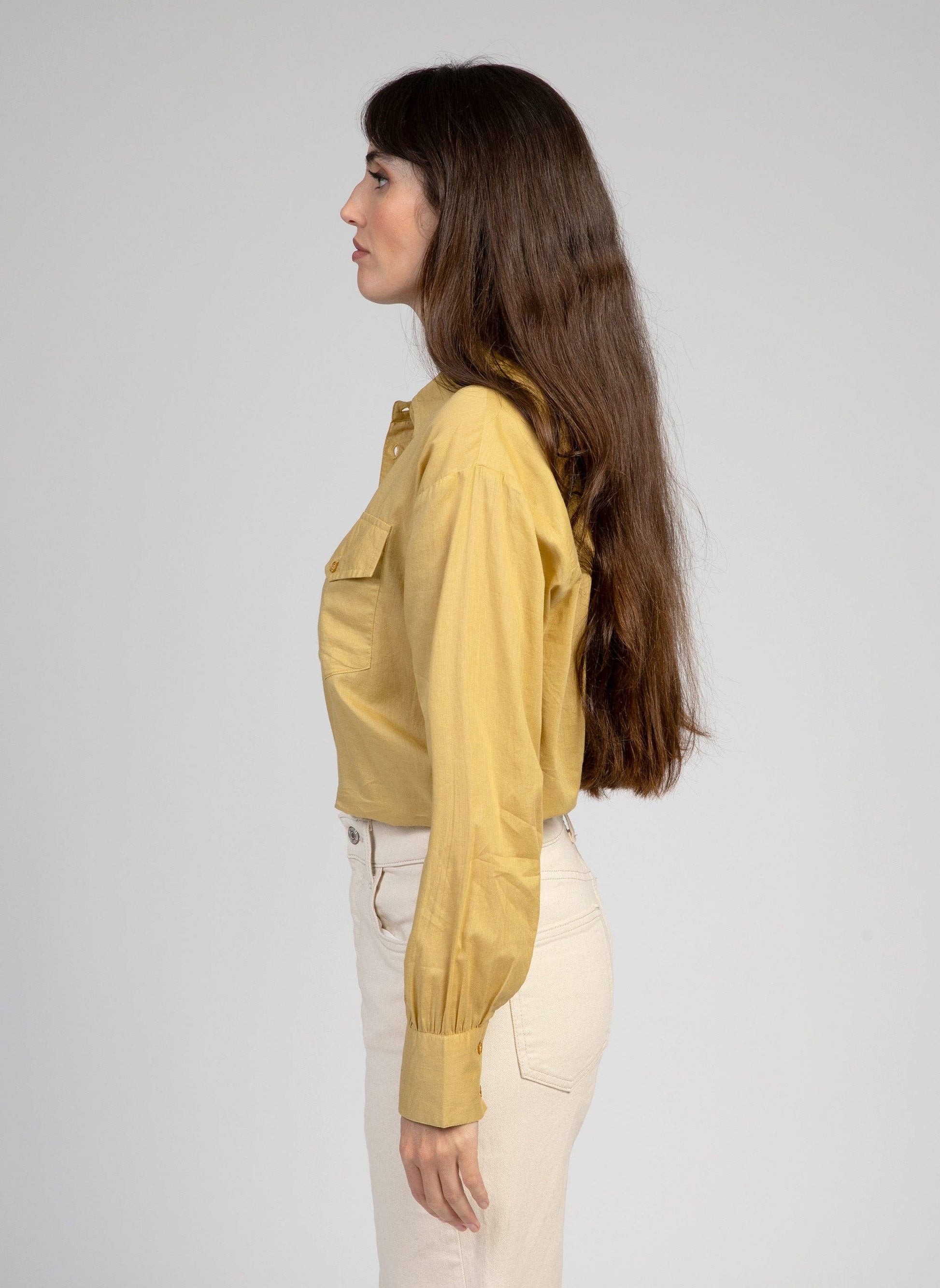 Camicia Soumaya in popeline di cotone