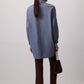Camicia oversize blu navy da donna