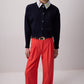 Cardigan corto in maglia con bottoni
