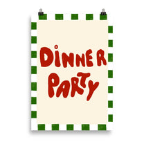 Poster decorativo “Dinner Party”
