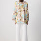 Camicia in raso fantasia floreale
