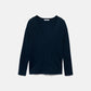Cardigan in maglia rasata con scollo a V