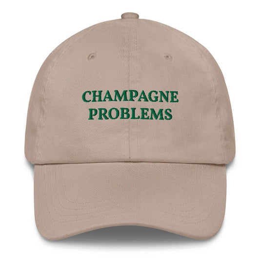 Cappellino da baseball ricamato Champagne Problems