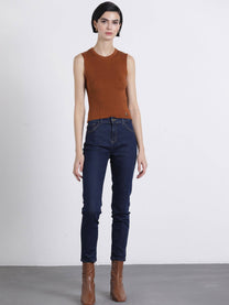 Jeans donna Ganga relaxed fit in cotone stretch