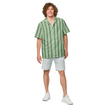 Camicia da piscina oversize a righe verdi