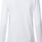 Maglia Henley a Costine in Cotone Biologico Ida Bianca