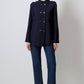 Camicia con spalline e bottoni a pressione in misto cotone