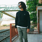 Pantaloni da arrampicata in cotone EcoDye color mentolo