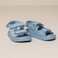 Sandali in denim con cinturini regolabili