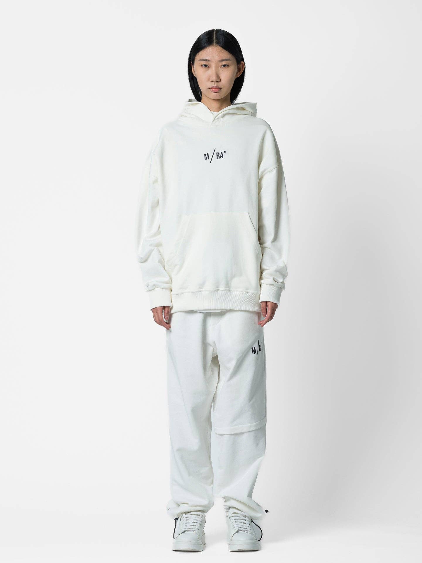 Felpa con cappuccio in cotone con logo