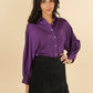 Camicia satinata Tuly da donna