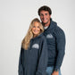 Felpa hoodie in cotone organico con stampa No Guts No Glory