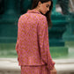 Camicia oversize floreale in viscosa