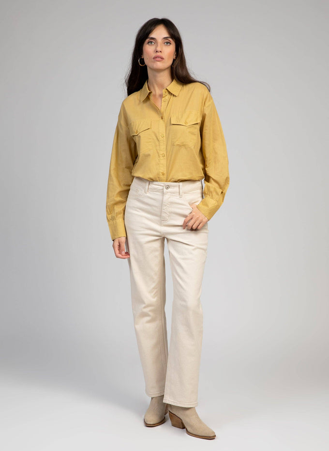 Camicia Soumaya in popeline di cotone