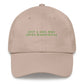Cappellino dad hat ricamato “Just a Girl Who Loves Margaritas”
