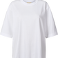 T-shirt oversize Maya in cotone biologico bianca
