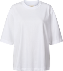 T-shirt oversize Maya in cotone biologico bianca
