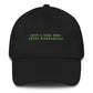 Cappellino dad hat ricamato “Just a Girl Who Loves Margaritas”