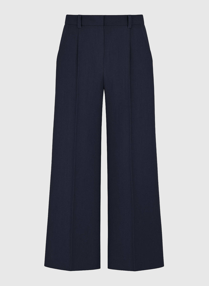 Pantaloni Perly blu marino da donna
