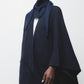 Mantella cardigan in maglia con tasche